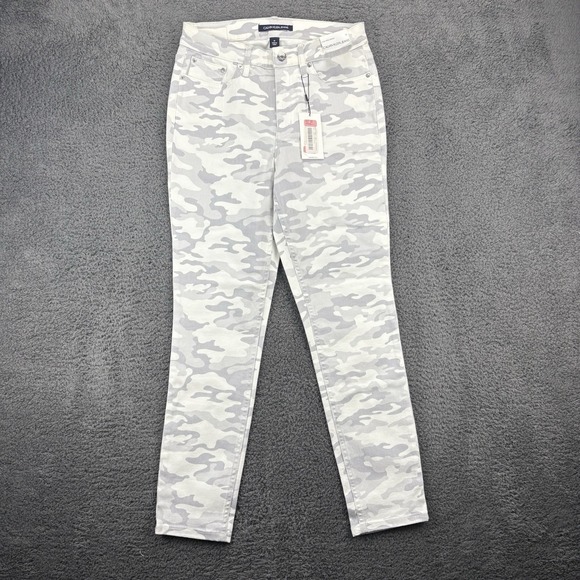 Calvin Klein Jeans Women 28 (27x27) High Rise Skinny Camo Twill Chino‎ - Picture 1 of 13